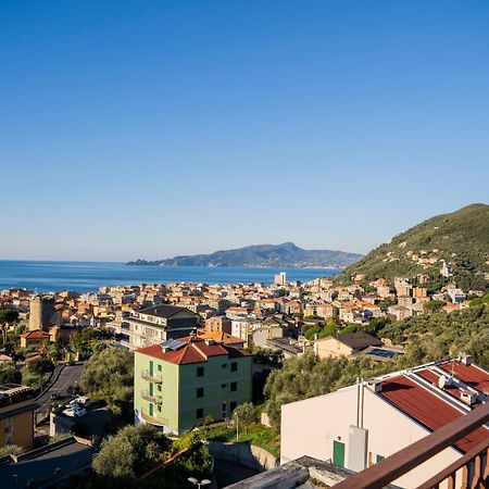 093 - Casa Panorama, Vista Mare E Vista Portofino, 500 Metri Centro Di Chiavari, Posto Auto Gratis Incluso Apartamento Exterior foto