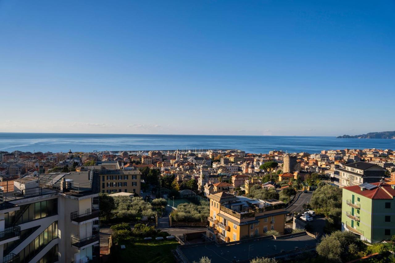 093 - Casa Panorama, Vista Mare E Vista Portofino, 500 Metri Centro Di Chiavari, Posto Auto Gratis Incluso Apartamento Exterior foto